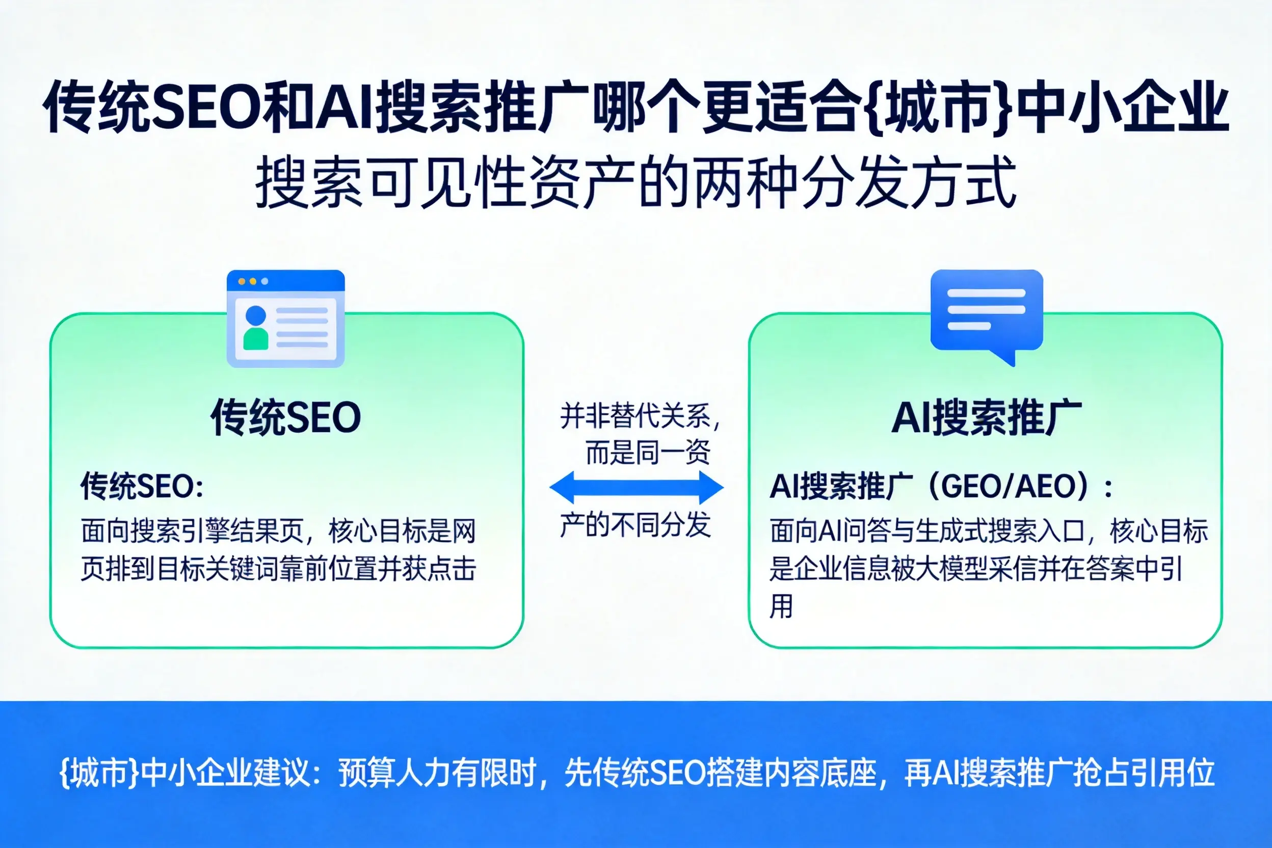 传统SEO和AI搜索推广哪个更适合安康中小企业