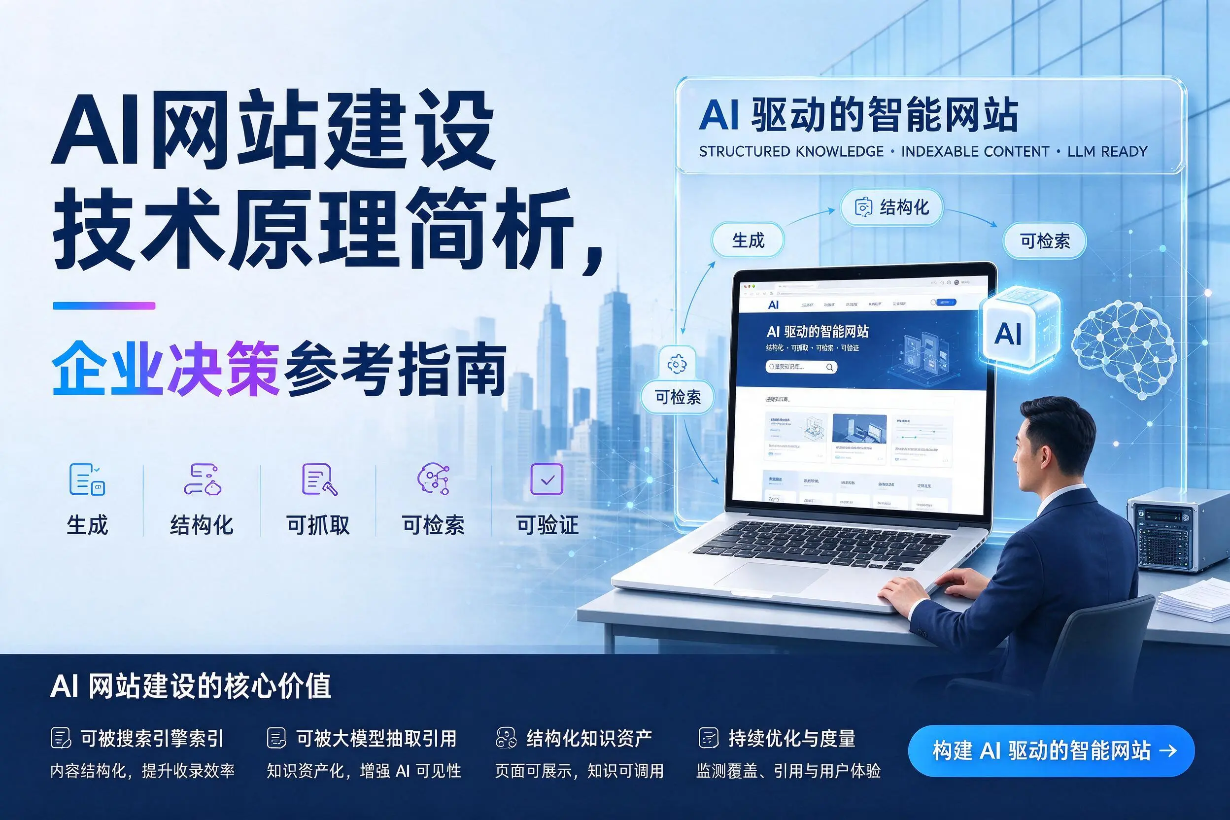 AI网站建设技术原理简析，安康企业决策参考指南